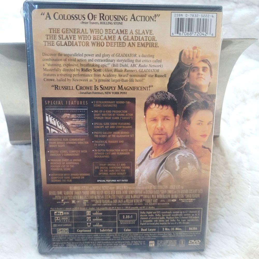 Gladiator Ridley Scott Signature Selection DVD  Russell Crowe New Sealed - Picture 2 of 6